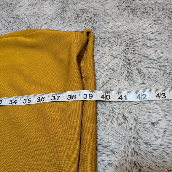 Bottega Veneta Gold Yellow Dress Midi Size 44 Made in Italy US 8 Large - Picture 10 of 11